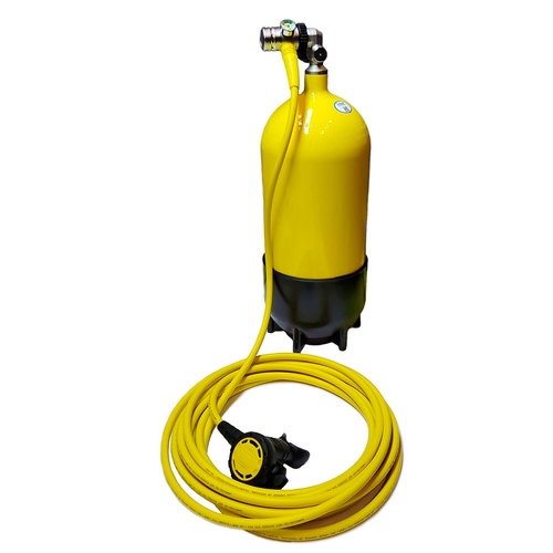 Kit Hookah + Regulator 10Mts Yellow 🇿🇦 Divetek Scuba Store SHOP NOW