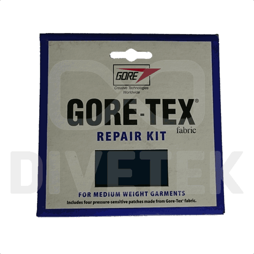 Aquaseal GoreTex Repair Kit 4 Patches Divetek Scuba Store SHOP NOW