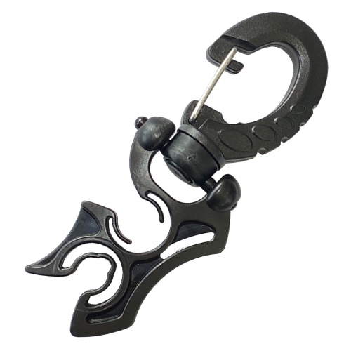 Boat Marine Clip Stainless Steel Safety Spring Hook Carabiner With Rope  Holder - scubachoice