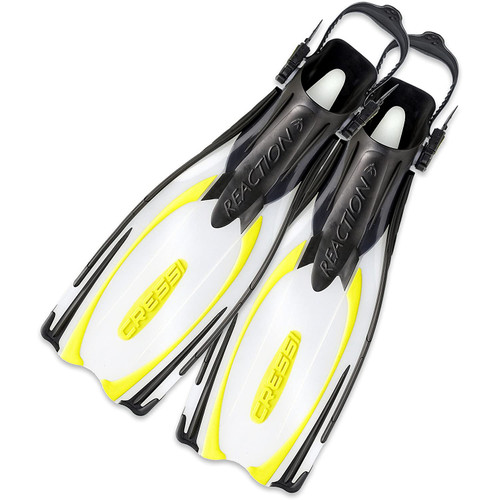 Cressi Fins - Reaction O/H XS/S - Clear/Yellow - 🇿🇦 Divetek